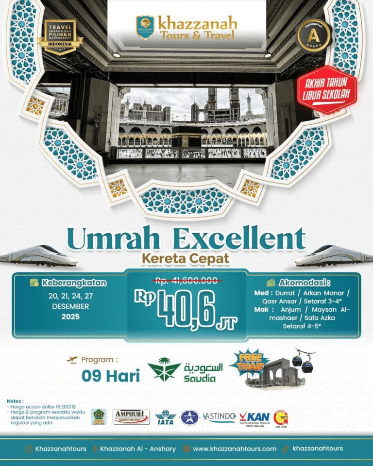 Umroh Excellent Kereta Cepat